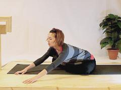 Yoga rug-oefening